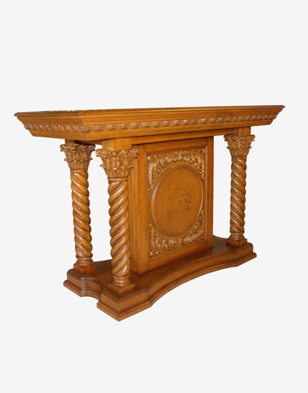 altar table - Focolare Carpentry - High Quality Furniture Philippines
