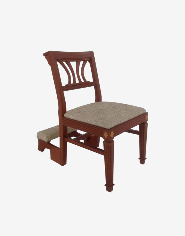 chair with kneeler - Focolare Carpentry - Made to Order Furniture Philippines