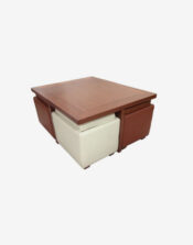 center table wit ottoman - Focolare Carpentry - Furniture Maker Philippines