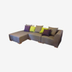L shape sofa - Focolare Carpentry - Made to Order Furniture Philippines