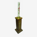 Pascal candle stand mosaic cross - PCS 010