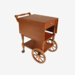 Tea Cart with Drop Leaves - Focolare Carpentry - Furniture Manufacturer Philippines