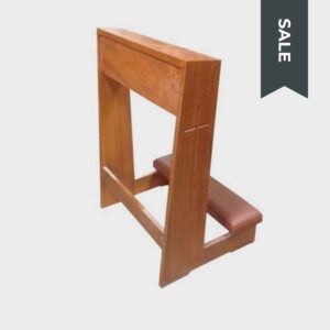 Single Kneeler - Focolare Carpentry - High Quality, Custom-made Furniture - Manila, Philippines. Custom-made Chairs, Tables, Beds, Sofa, Cabinets, Handicraft, Woodworks.
