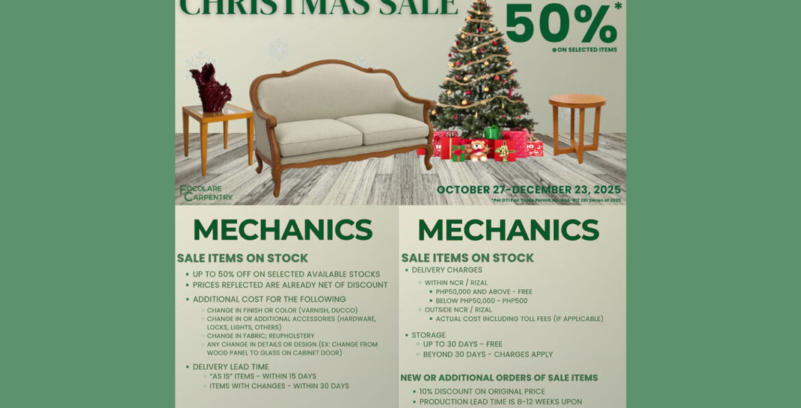 sale - custom furniture - Focolare Carpentry turns your vision into reality! Every detail speaks of true craftsmanship! - Custom-made Furniture Philippines - Perfect for your Living, Dining, Bedroom, School, Office, Prayer Rooms