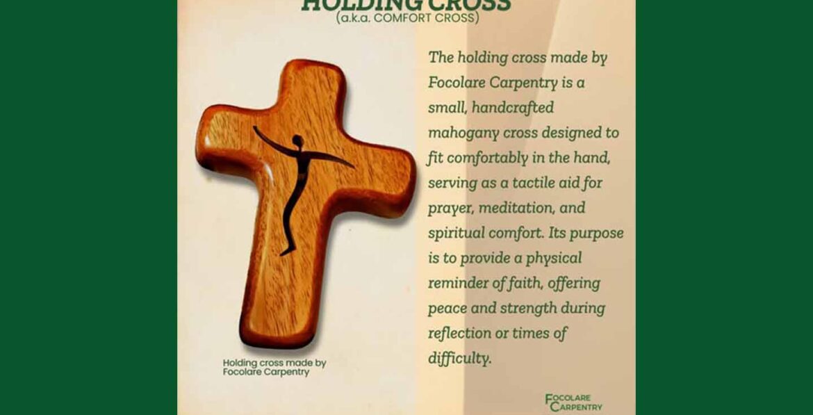 Holding Cross - Comfort Cross - Focolare Carpentry - Custom-made Furniture Philippines - Perfect for your Living, Dining, Bedroom, School, Office, Prayer Rooms
